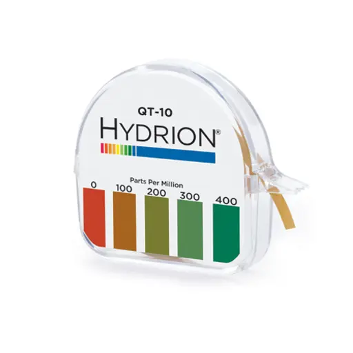 [DAV72432] Quat Test 0 - 400 PPM QT-10 Tirillas J-512 / Optimum 323 / Divosan G5 1 Rollo DIVERSEY