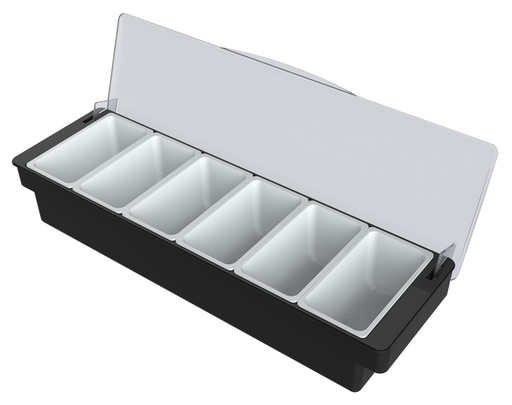 [8443BK] Dispensador de ingredientes con 6 compartimentos TRUST